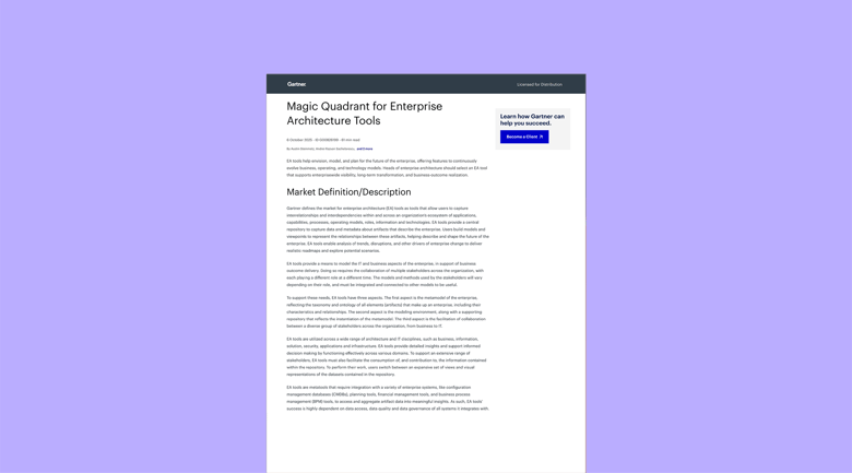 Gartner Magic Quadrant 2025 - Content Hub Banner