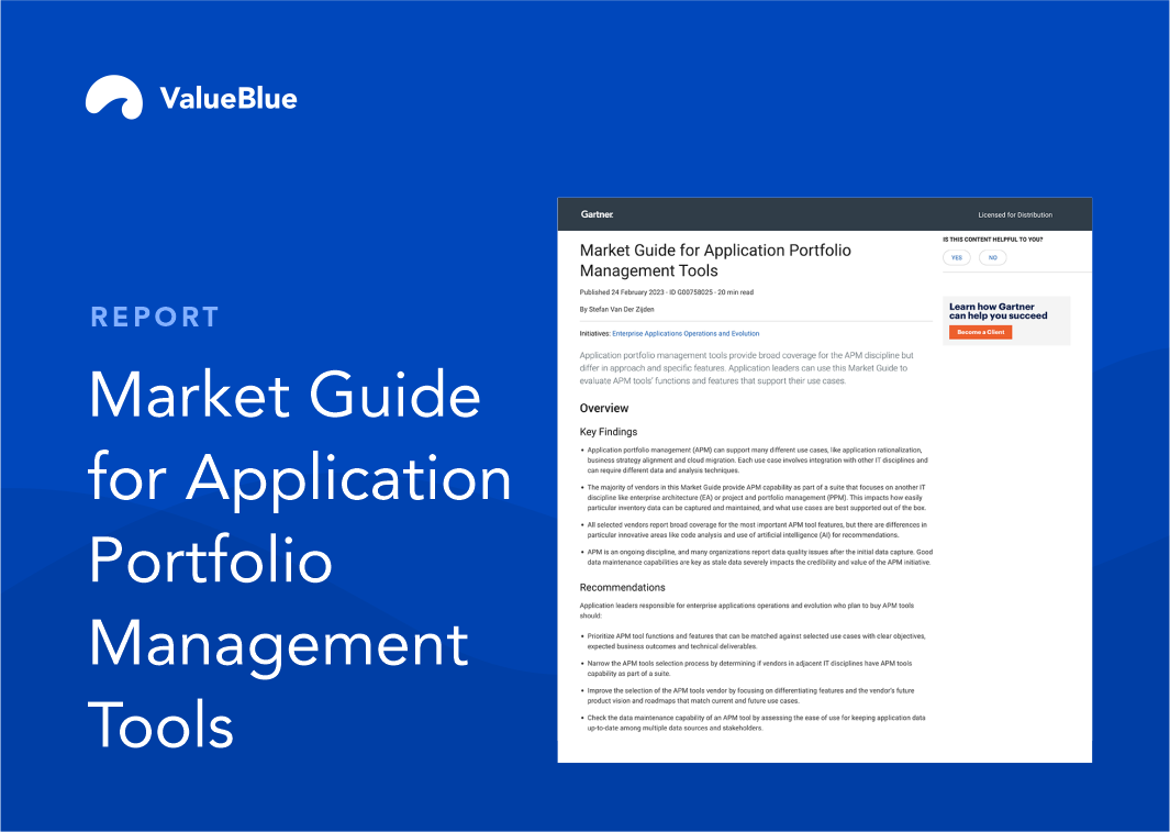 Gartner 2023 APM Market Guide Download